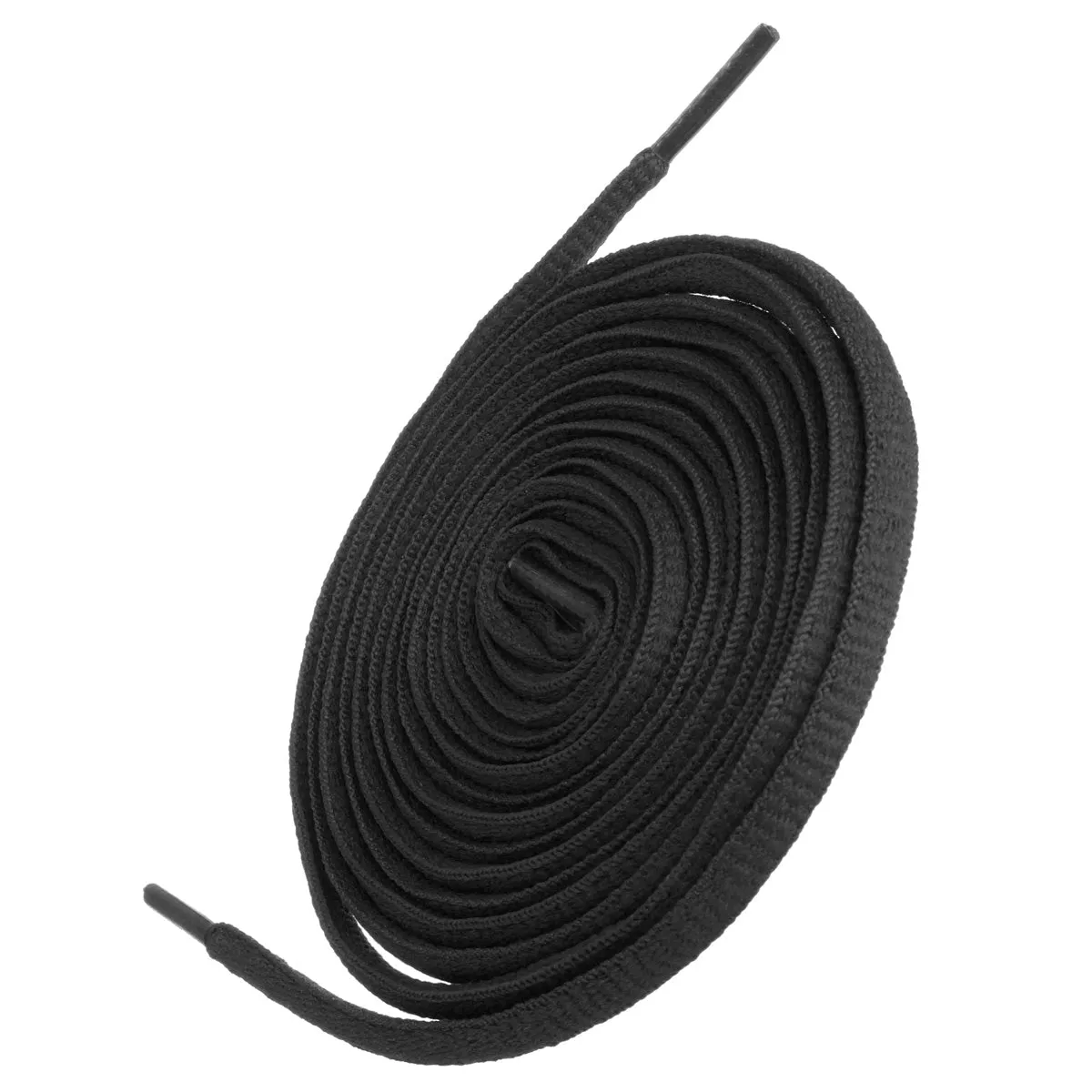 [All Black] - Oval Premium Shoelaces