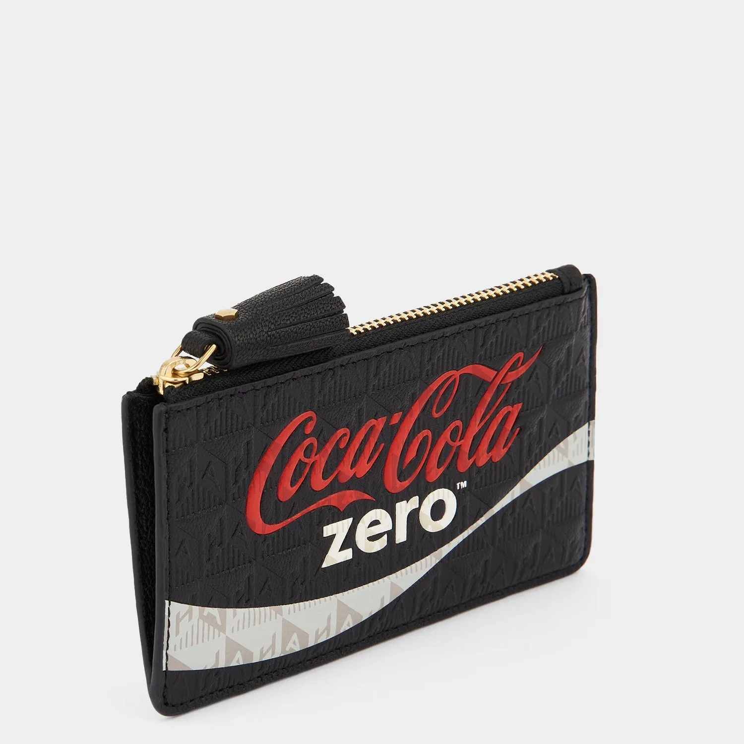 Anya Brands Sleek Coke Zero Zip Card Case Holder