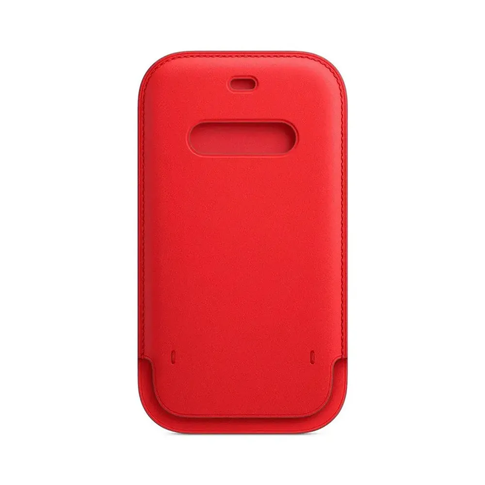 Apple iPhone 12/ Pro Leather Sleeve SCARLET