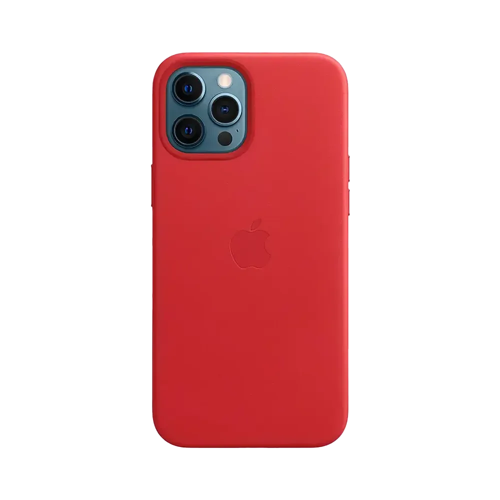 Apple iPhone12 Pro Max Leather Case SCARLET