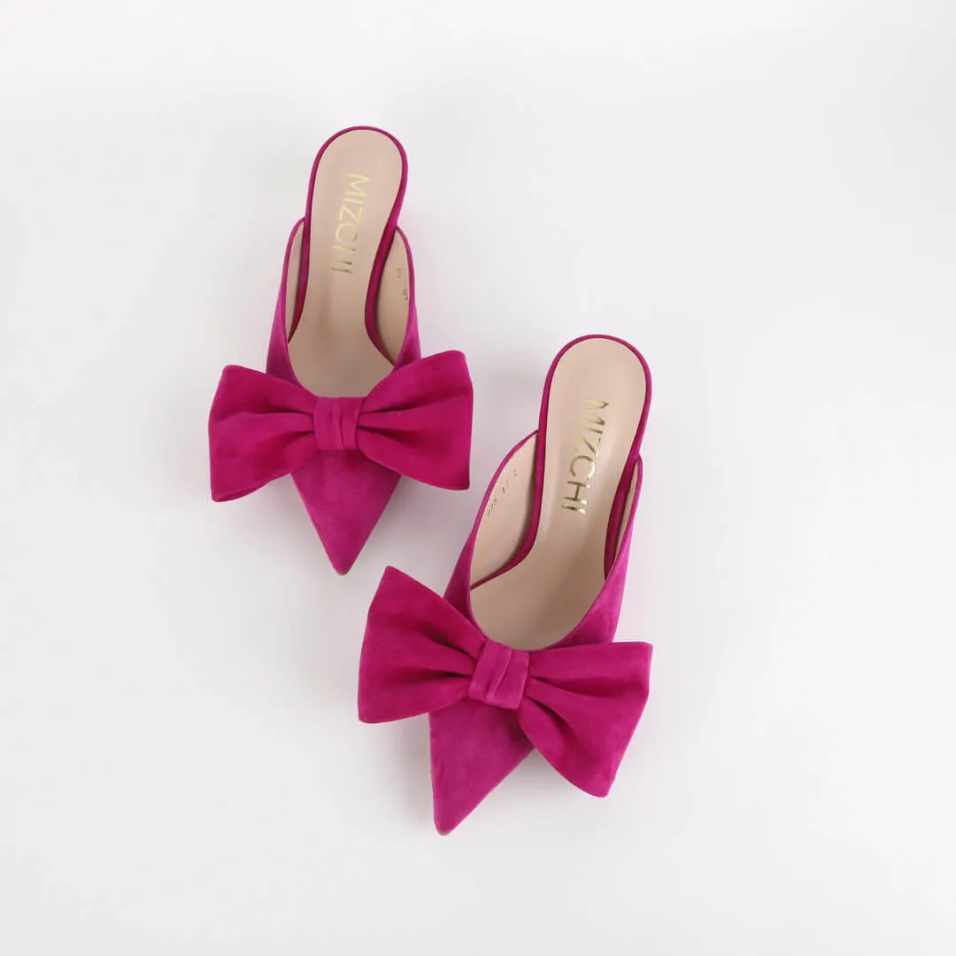 ASSIE PINK - big bow mule