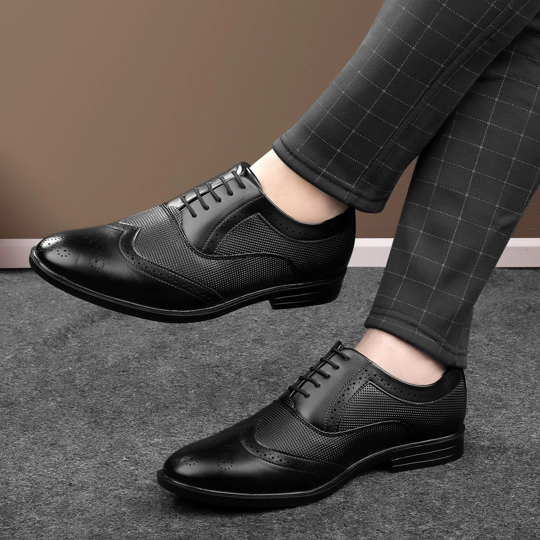 Bacca Bucci VICTORIA Formal Shoes with Superior Comfort | All Day Wear Office Or Party Lace-up Shoes