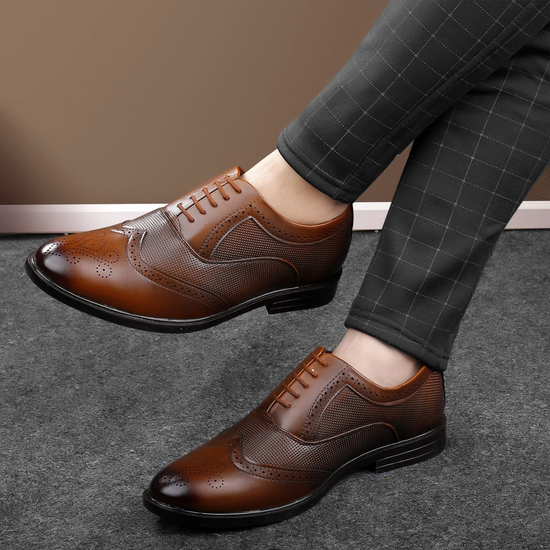 Bacca Bucci VICTORIA Formal Shoes with Superior Comfort | All Day Wear Office Or Party Lace-up Shoes