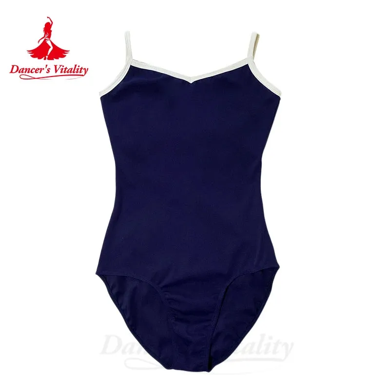 Ballet Dance Leotartds for Women's Dance Practice Set Body Color Matching Suspender Jumpsuit Adult Yoga Art Exam Body Suit