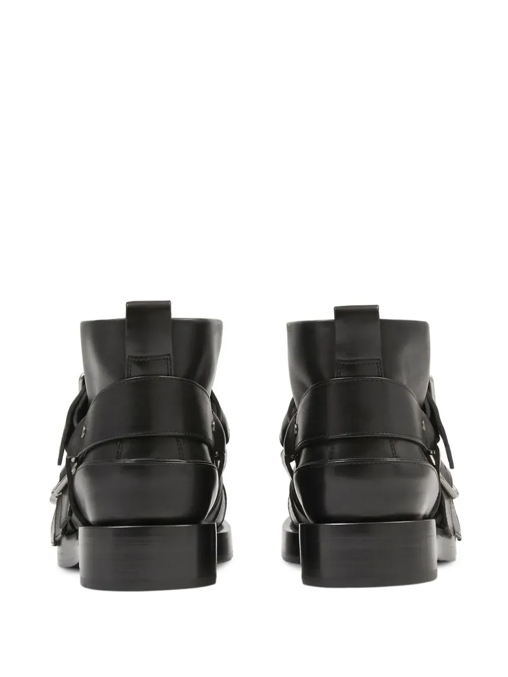 BURBERRY - Women Leather Strap Boots