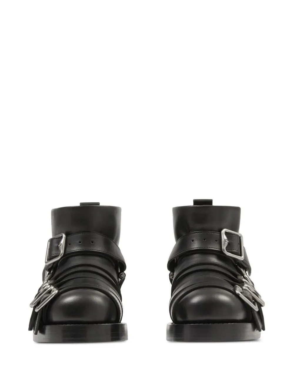 BURBERRY - Women Leather Strap Boots