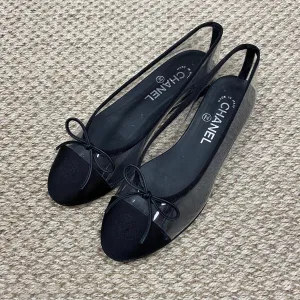 Chanel Clear PVC Ballet Flats