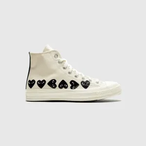 CHUCK TAYLOR ALL-STAR '70 HIGH "MILK/BLACK MULTI HEART"