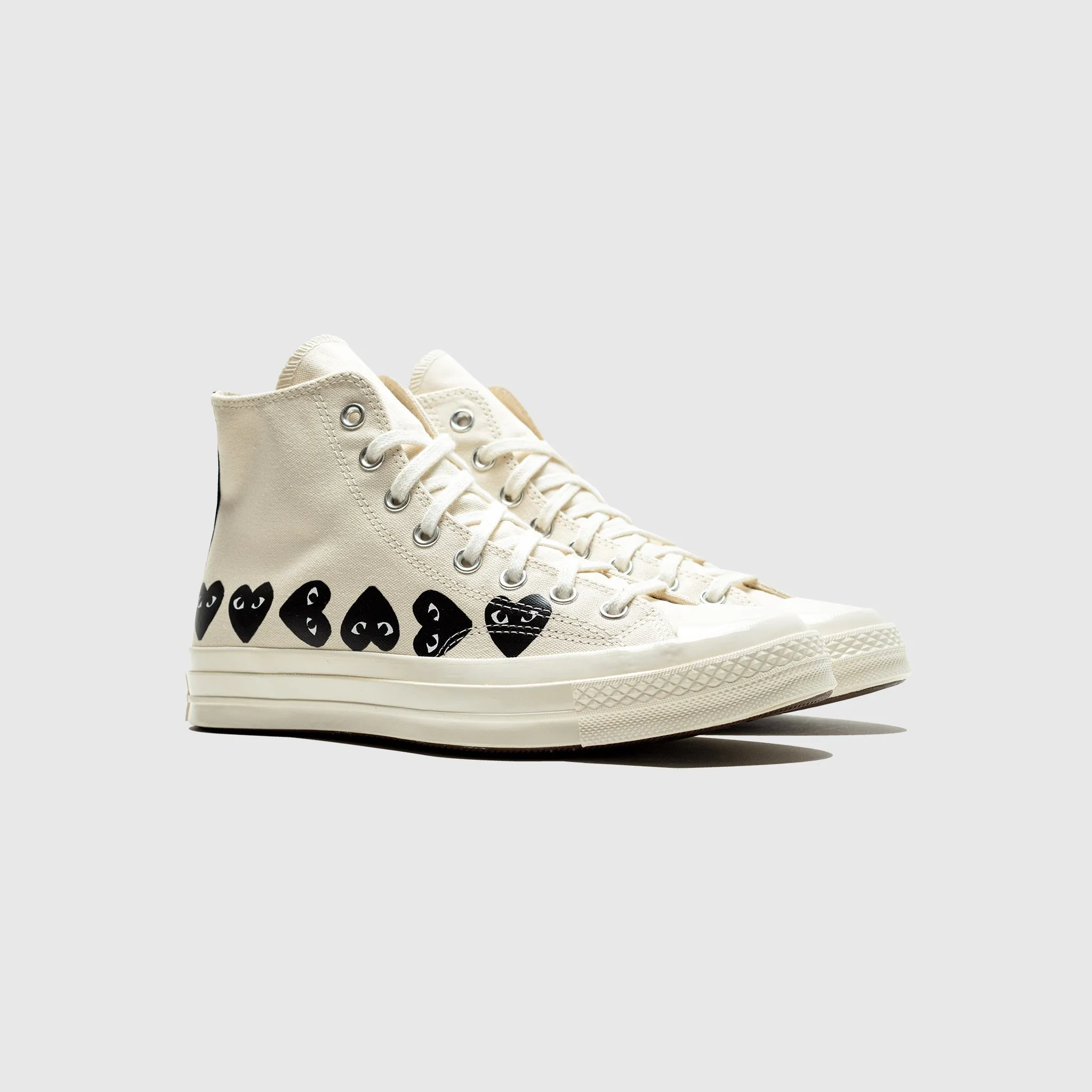 CHUCK TAYLOR ALL-STAR '70 HIGH "MILK/BLACK MULTI HEART"