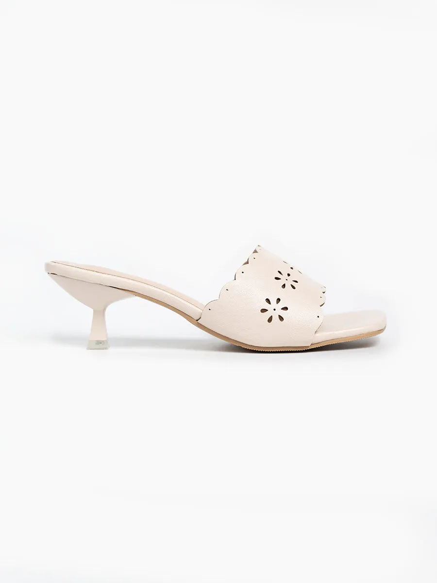 Citra Eyelet Mules Heels