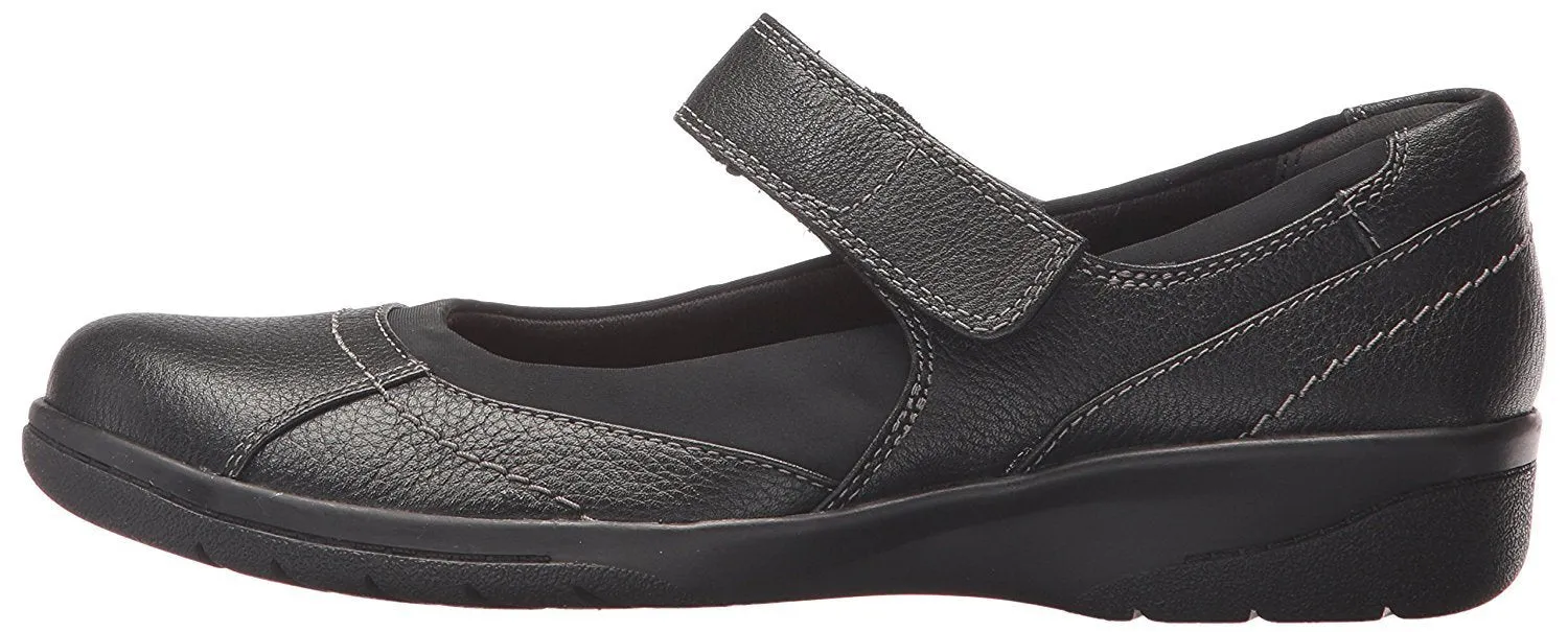 CLARKS Women's Cheyn Web Mary Jane Flat