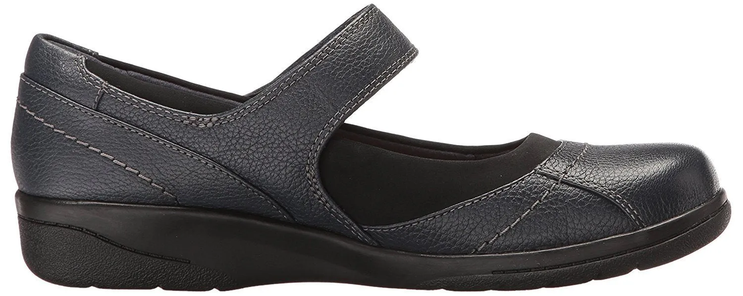 CLARKS Women's Cheyn Web Mary Jane Flat