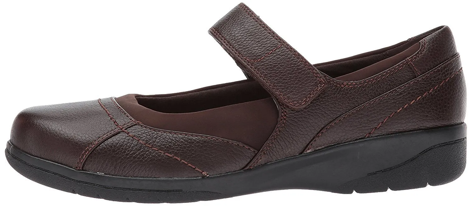 CLARKS Women's Cheyn Web Mary Jane Flat