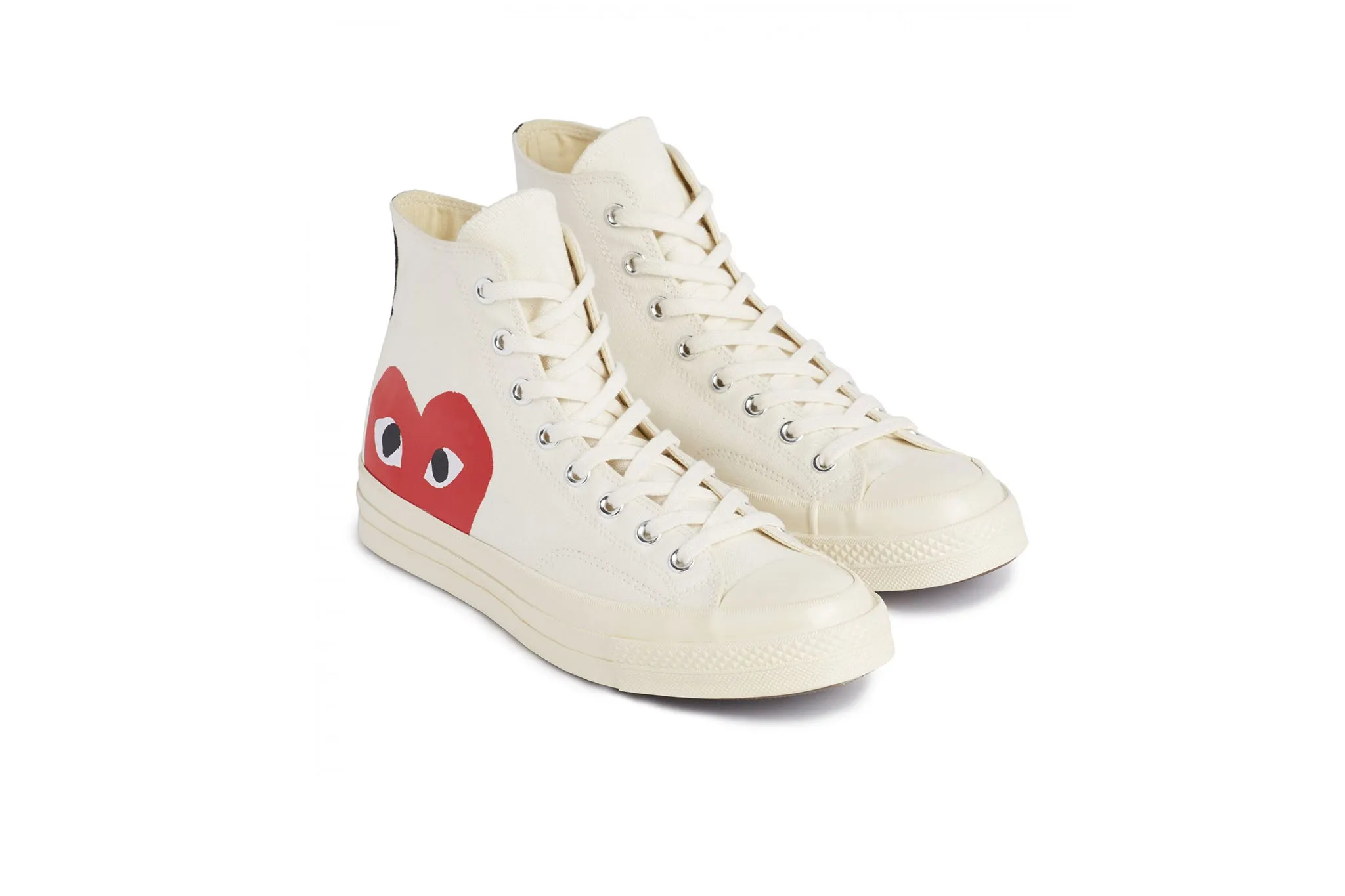 Comme des Garçons PLAY Converse Chuck '70 Hi (Off White) P1K112