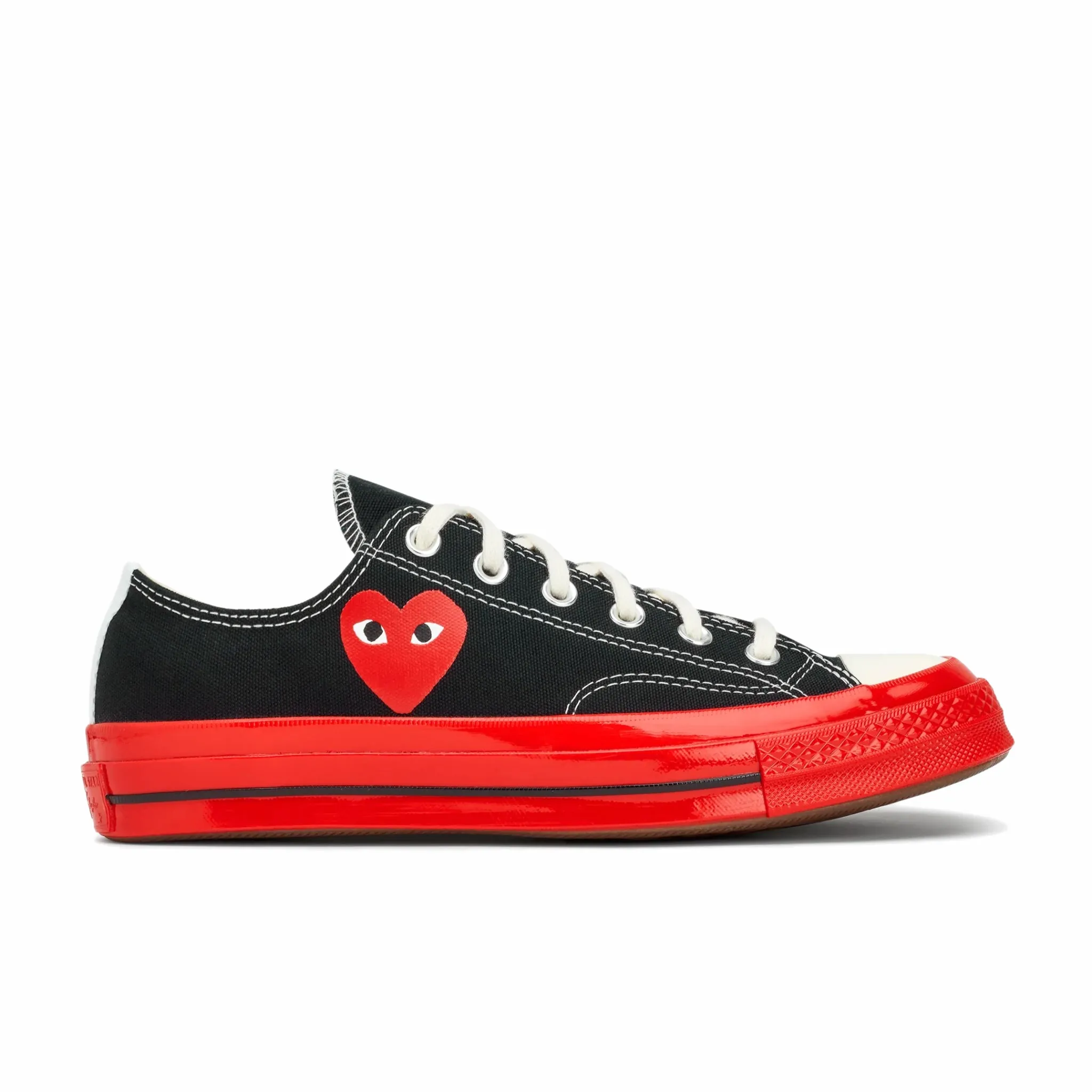 Comme des Garçons PLAY Converse Chuck '70 Red Sole Ox (Black) P1K123