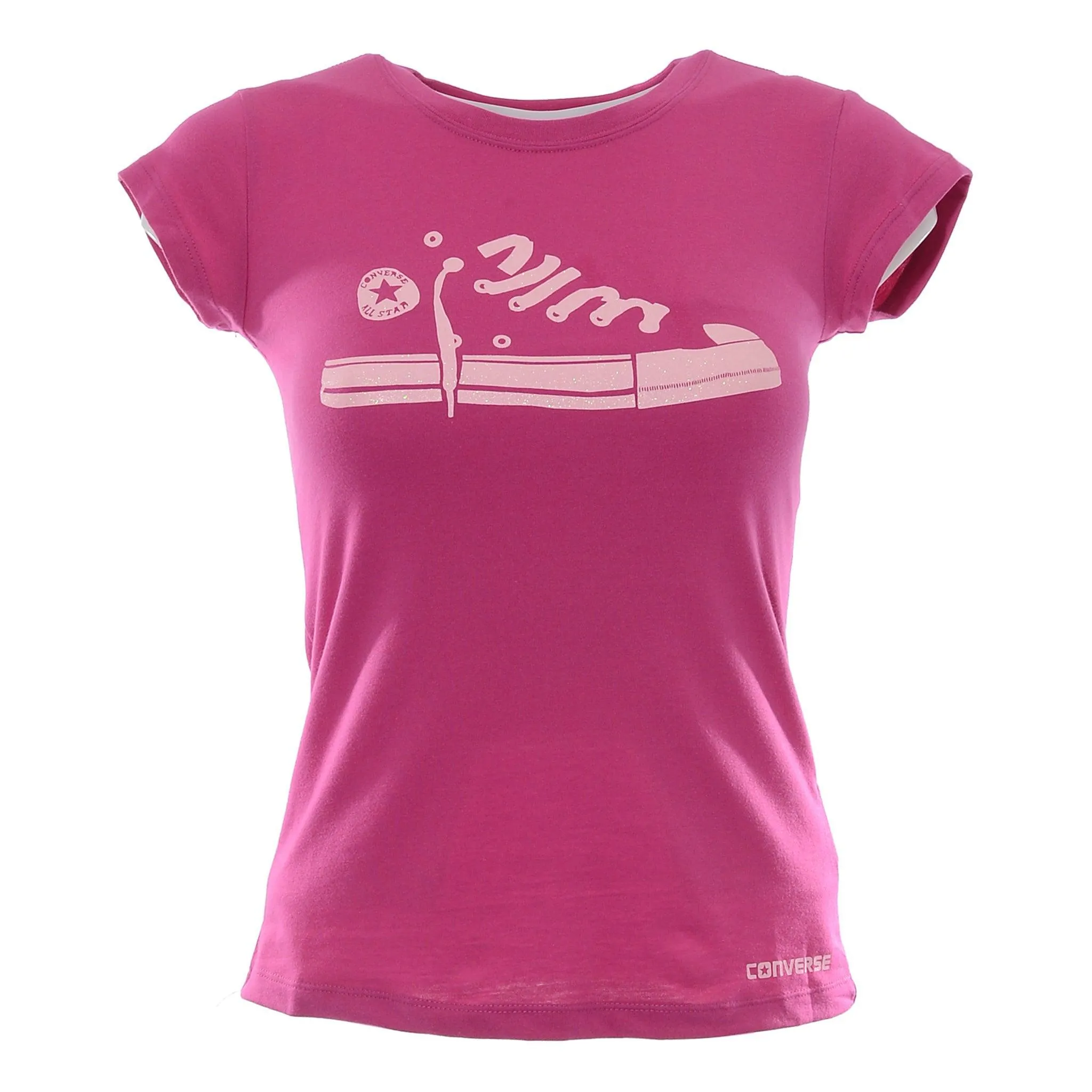 Converse Girl's Pink Sneaker Tee