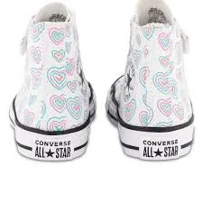 CONVERSE KIDS CT HEART EASY ON - WHITE PINK