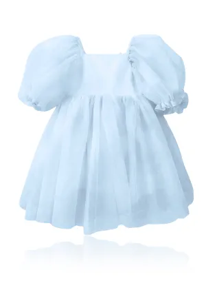 DOLLY® DREAMY BABYDOLL PUFF DRESS blue clouds ☁️