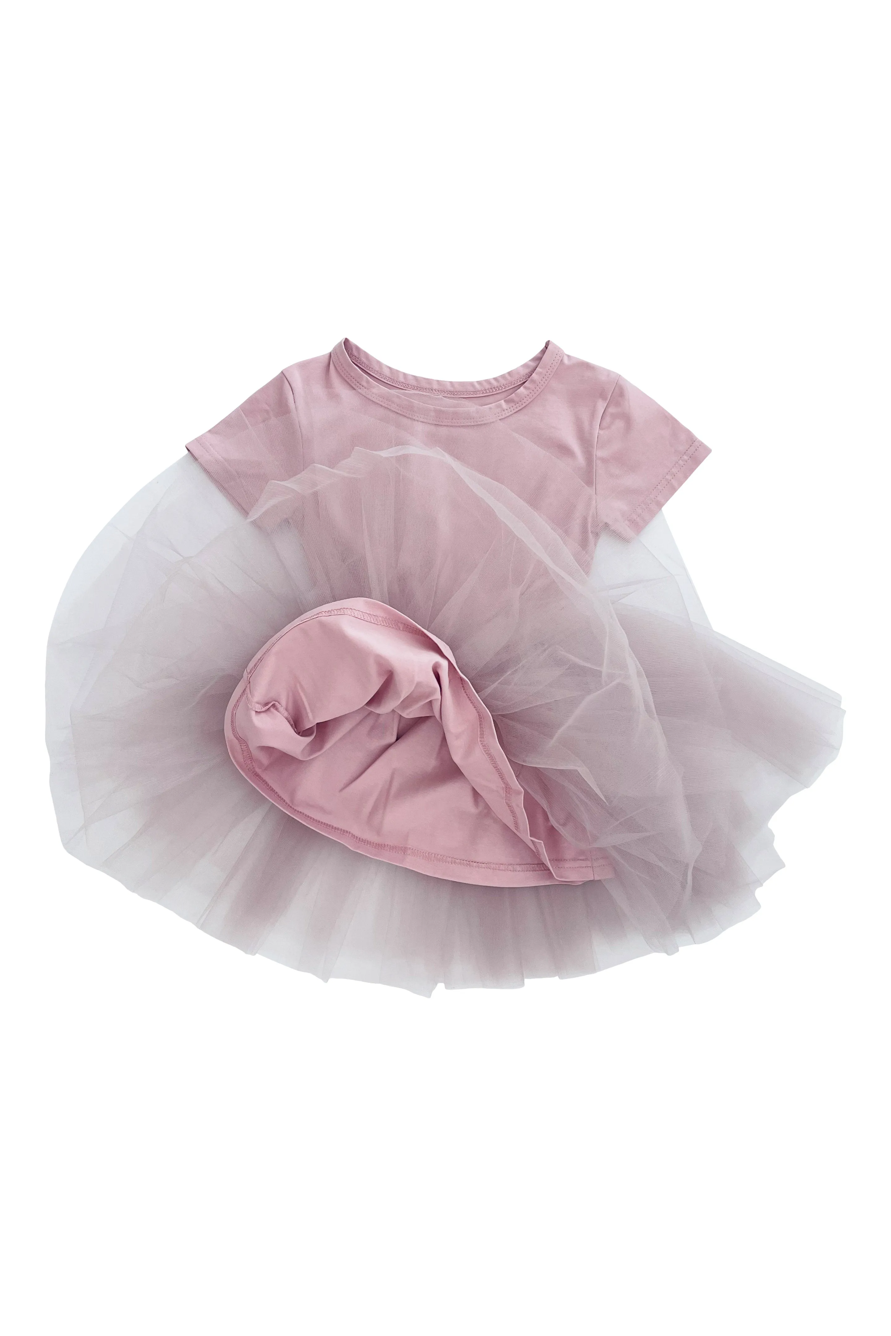 DOLLY® TUTULLY T-SHIRT TUTU DRESS dusty violet