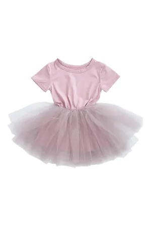 DOLLY® TUTULLY T-SHIRT TUTU DRESS dusty violet