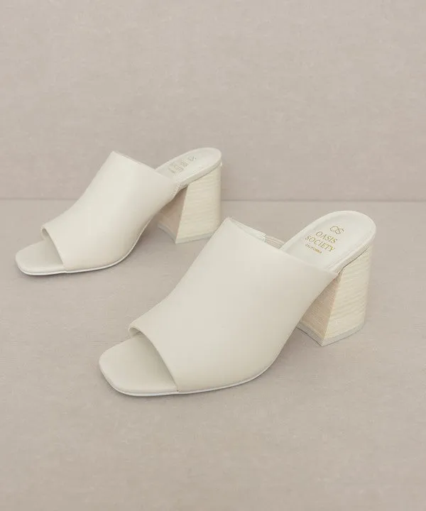 Kathleen Block Heel Slides