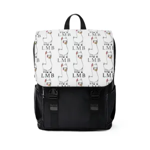 LMB Logo Casual Shoulder Backpack