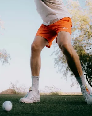 Mesh Athletic Shorts - Orange