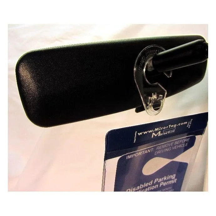 MirorTag™ Silver Handicapped Parking Placard Holder