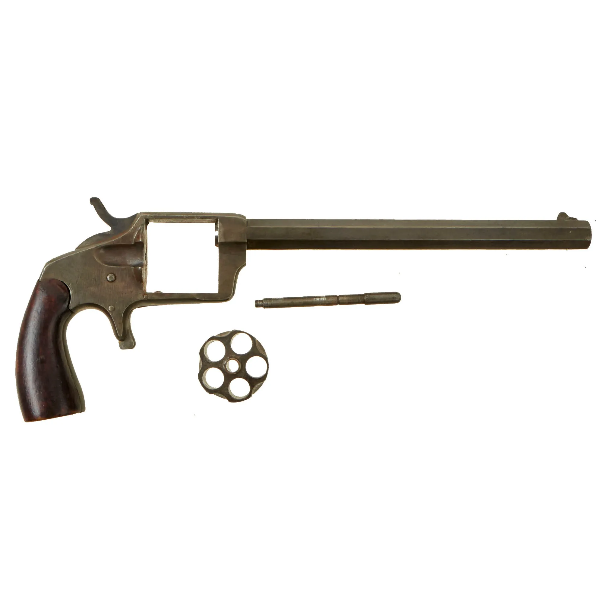 Original U.S. Hopkins & Allen Arms Co. Single Action XL No. 5 Spur Trigger Revolver in .38 Rimfire - Serial 1886