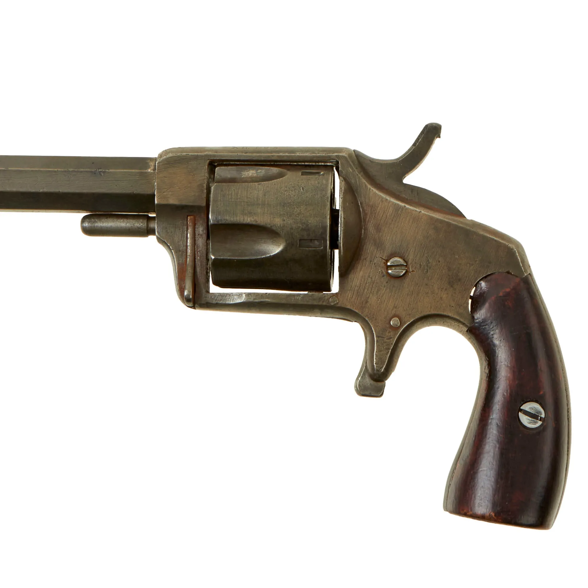 Original U.S. Hopkins & Allen Arms Co. Single Action XL No. 5 Spur Trigger Revolver in .38 Rimfire - Serial 1886