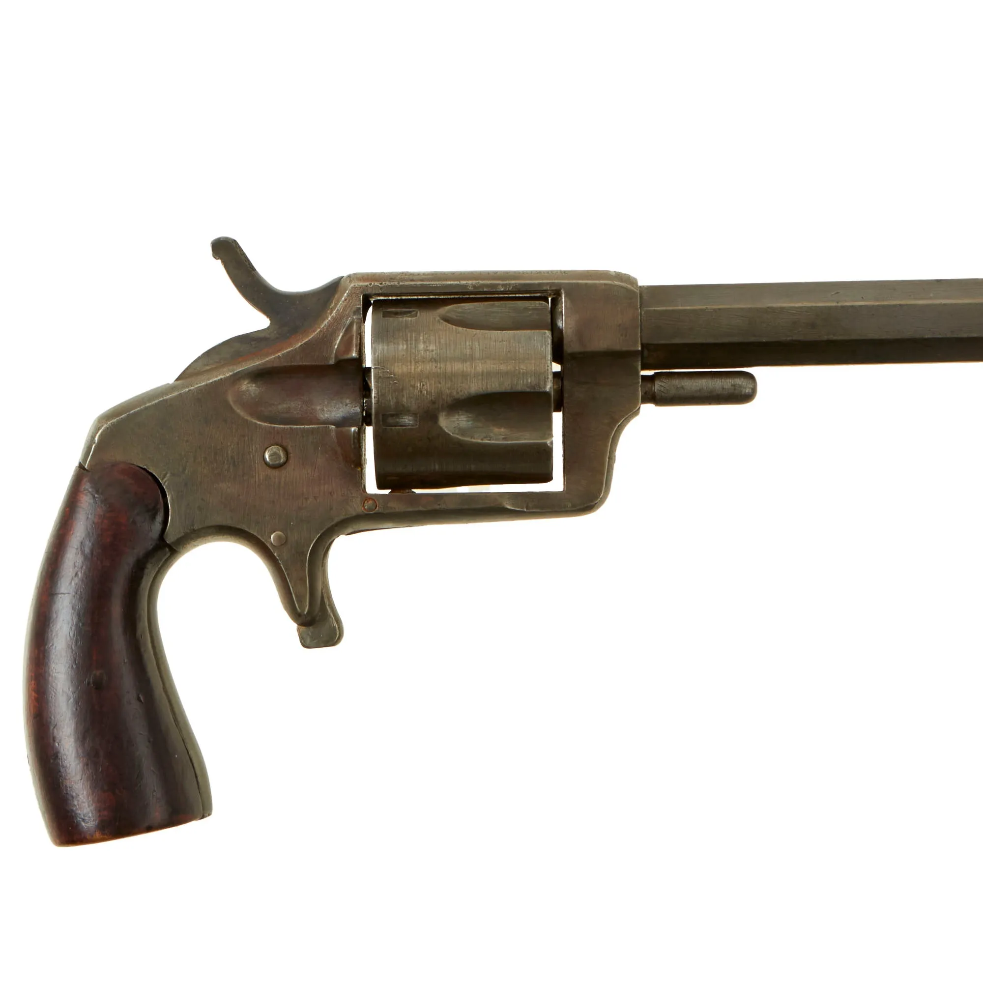 Original U.S. Hopkins & Allen Arms Co. Single Action XL No. 5 Spur Trigger Revolver in .38 Rimfire - Serial 1886