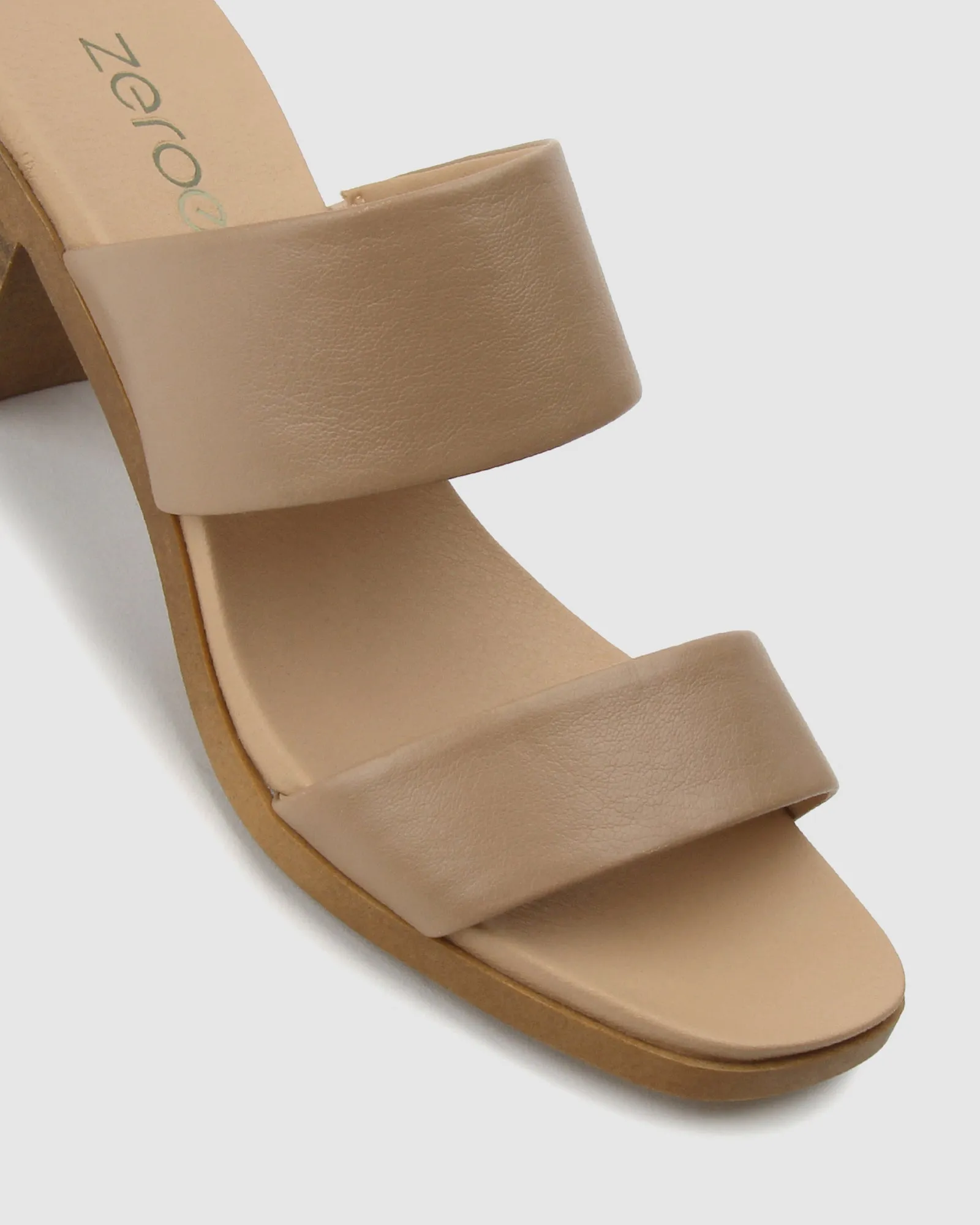 PIPPA Vegan Block Heel Mules