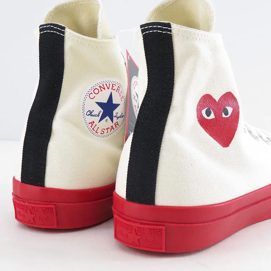 【PLAY COMME des GARCONS】<br>PLAY CONVERSE CHUCK TAYLOR (WHITE)<br>AZ-K121-001