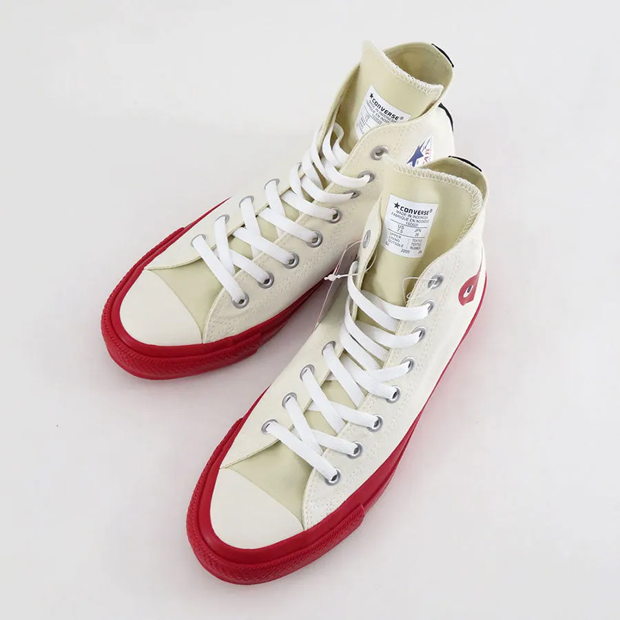 【PLAY COMME des GARCONS】<br>PLAY CONVERSE CHUCK TAYLOR (WHITE)<br>AZ-K121-001