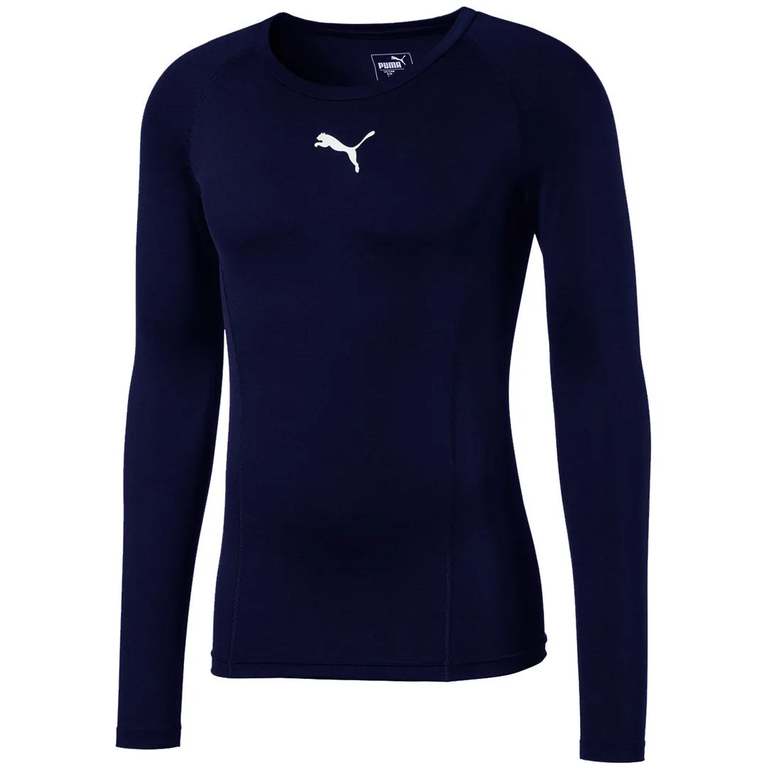 Puma Liga Baselayer Ls Men's T-Shirt Navy Blue 655920 20 Xl