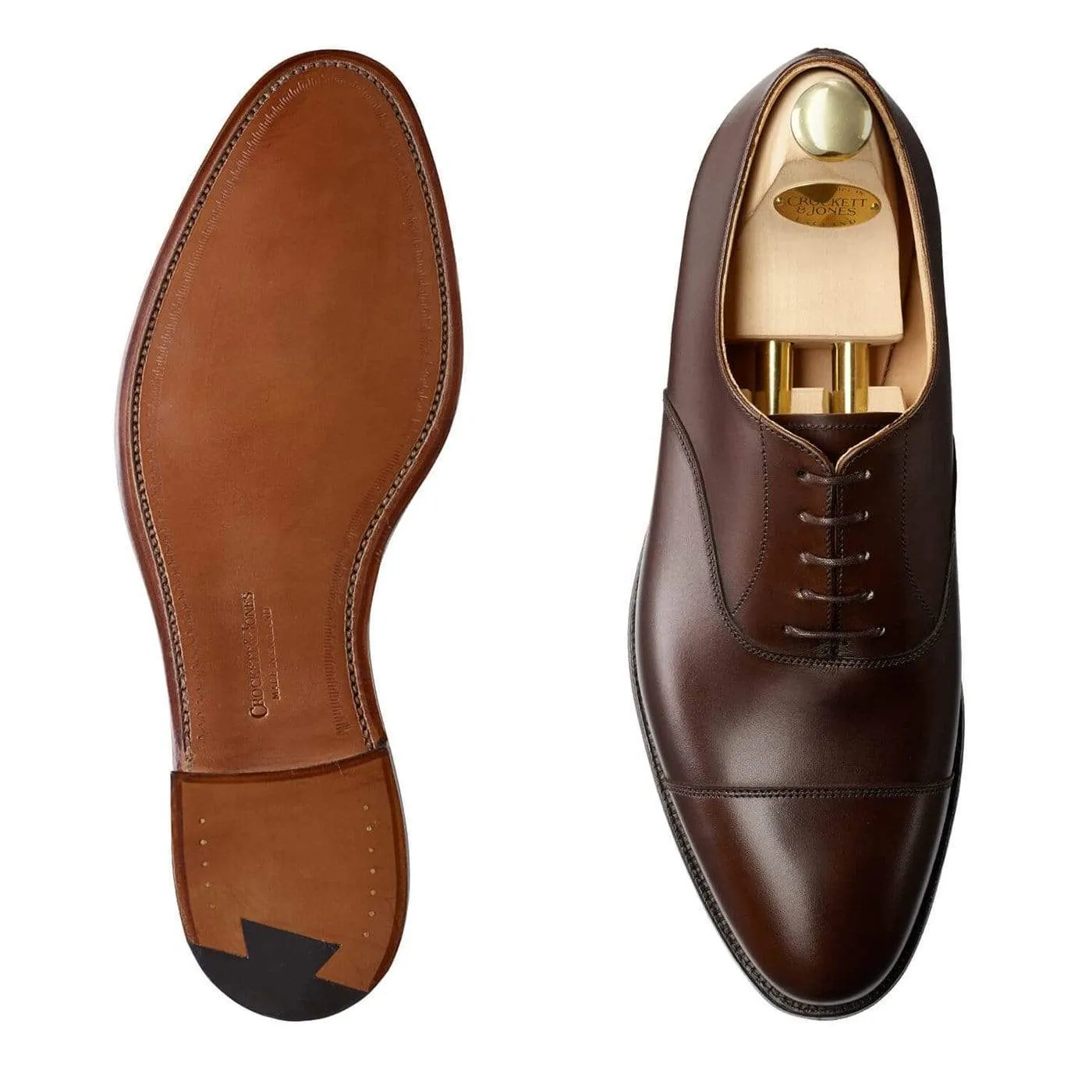 Radstock Dark Brown Burnished Calf