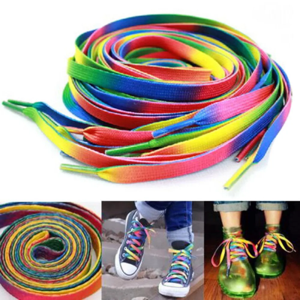 [Rainbow Pride] - Flat Premium Printed Shoelaces