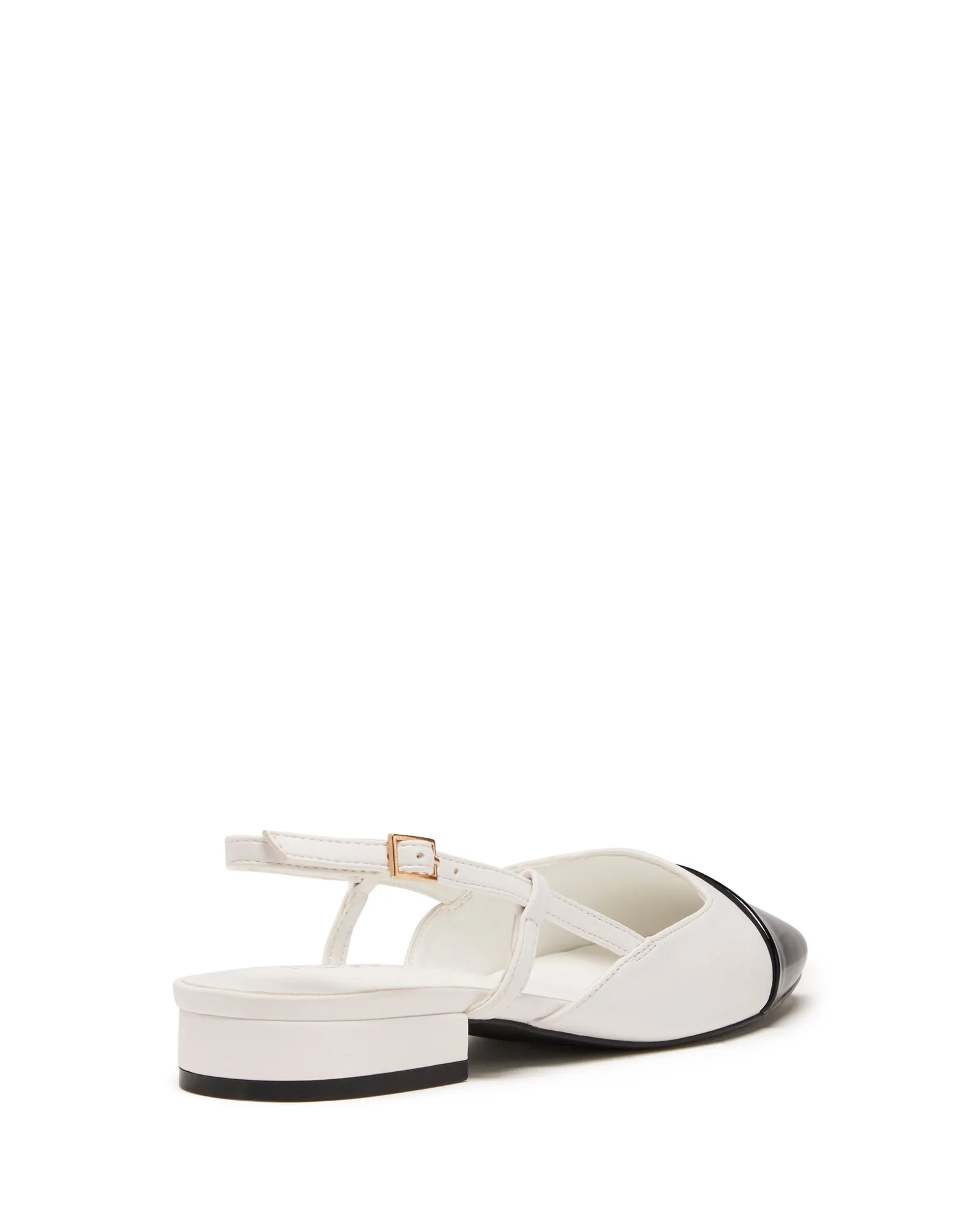 Selene Slingback Ballet White