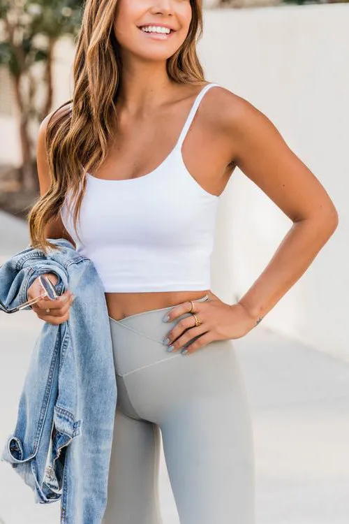 Solid Slip Yoga Top