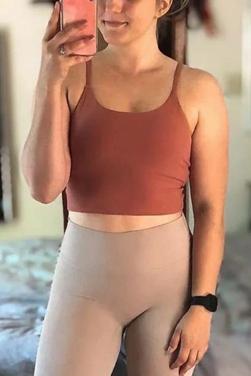 Solid Slip Yoga Top