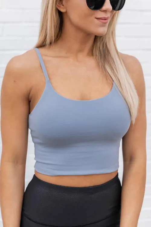 Solid Slip Yoga Top