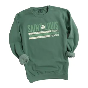 st. patricks day sweatshirt st. louis dogtown parade st. patty's day festivities local celebration dogtown missouri irish sweatshirts