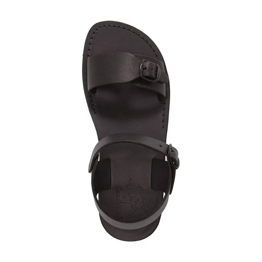 The Original - Leather Adjustable Buckle Sandal | Black